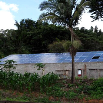 Projeto de energia solar fotovoltaica Varginha