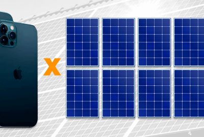 O que vale mais a pena 2 iPhones ou 10 placas fotovoltaicas